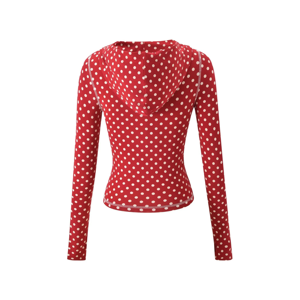 Statement Cherry Polka Slim-Fit
