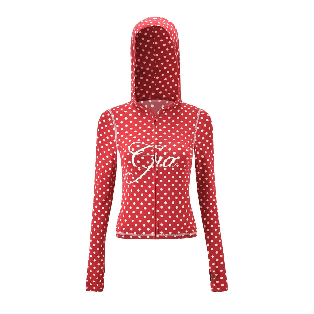 Statement Cherry Polka Slim-Fit